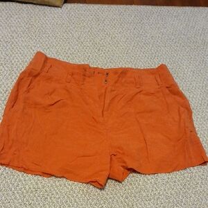 BCBGMaxAzria Red Women's Bermudas 06